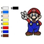 Mario 02 Embroidery Design